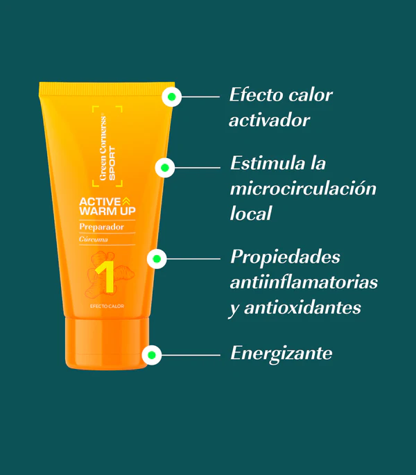 preparador calor green cornerss sport beneficios