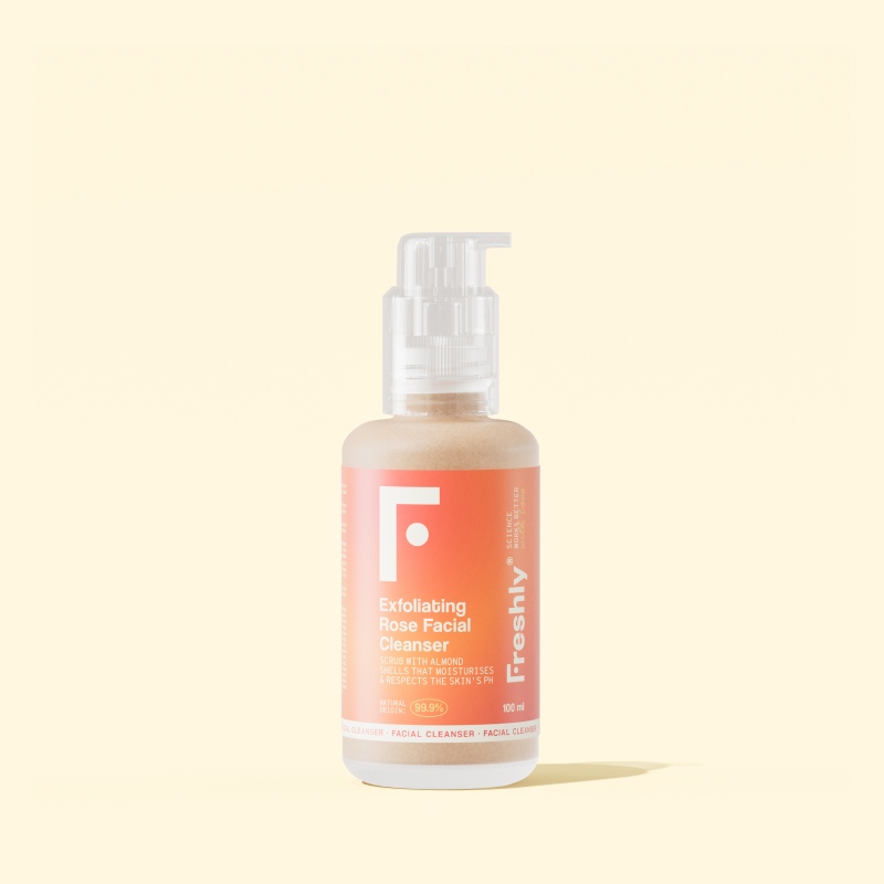 limpiador facial exfoliante freshly