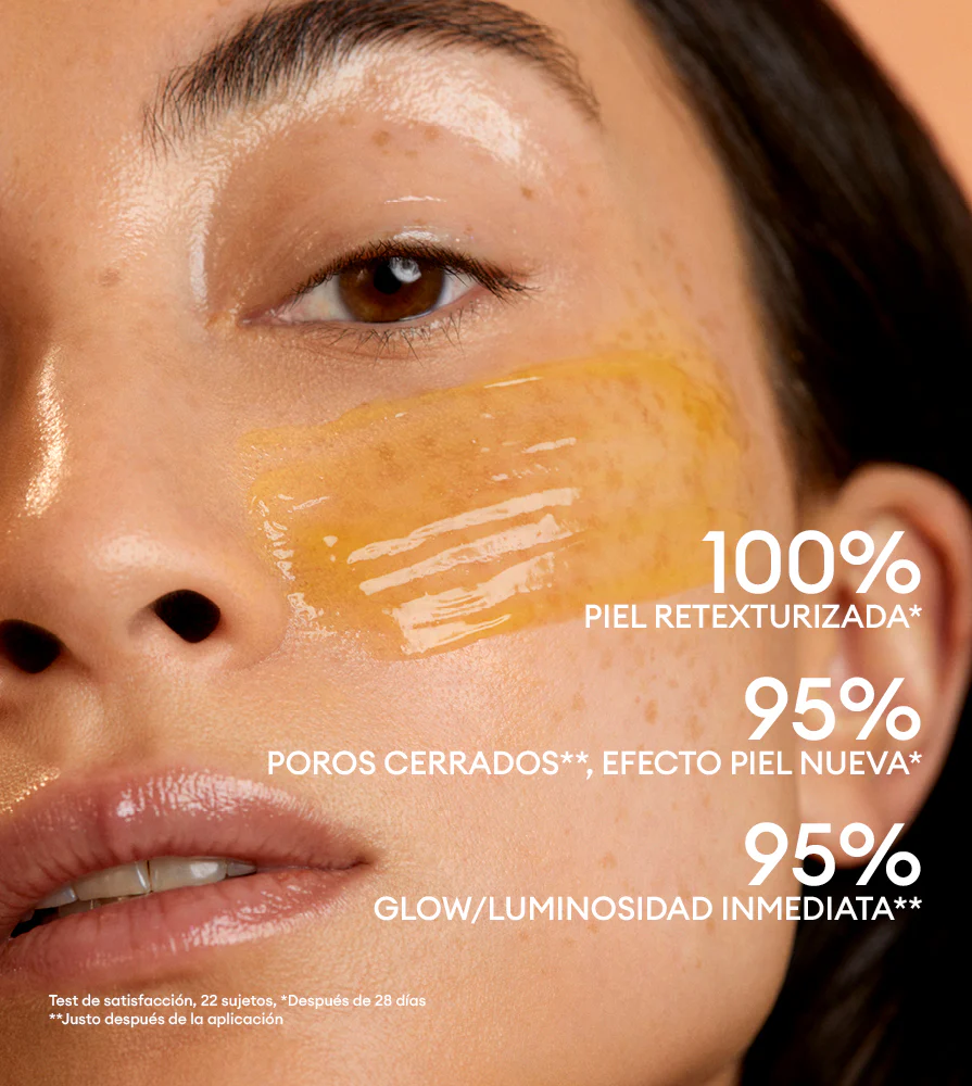 mascarilla glow patyka textura