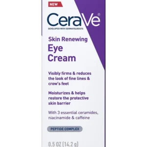 skin renewing eye cream carton