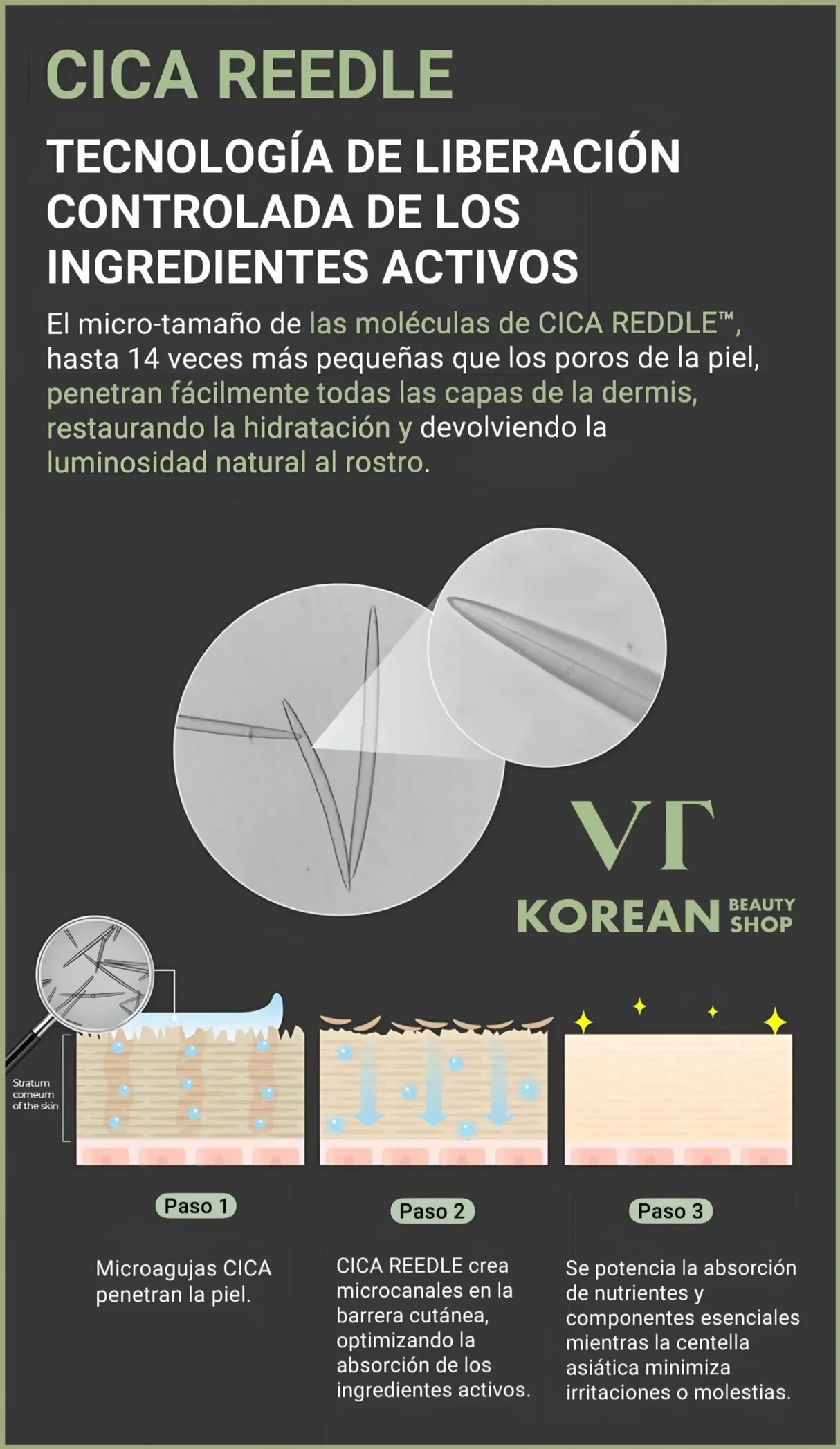 VT Reedle shot 300 tecnologia