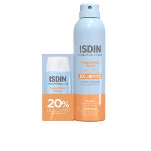 isdin pack fusion water transparent spray