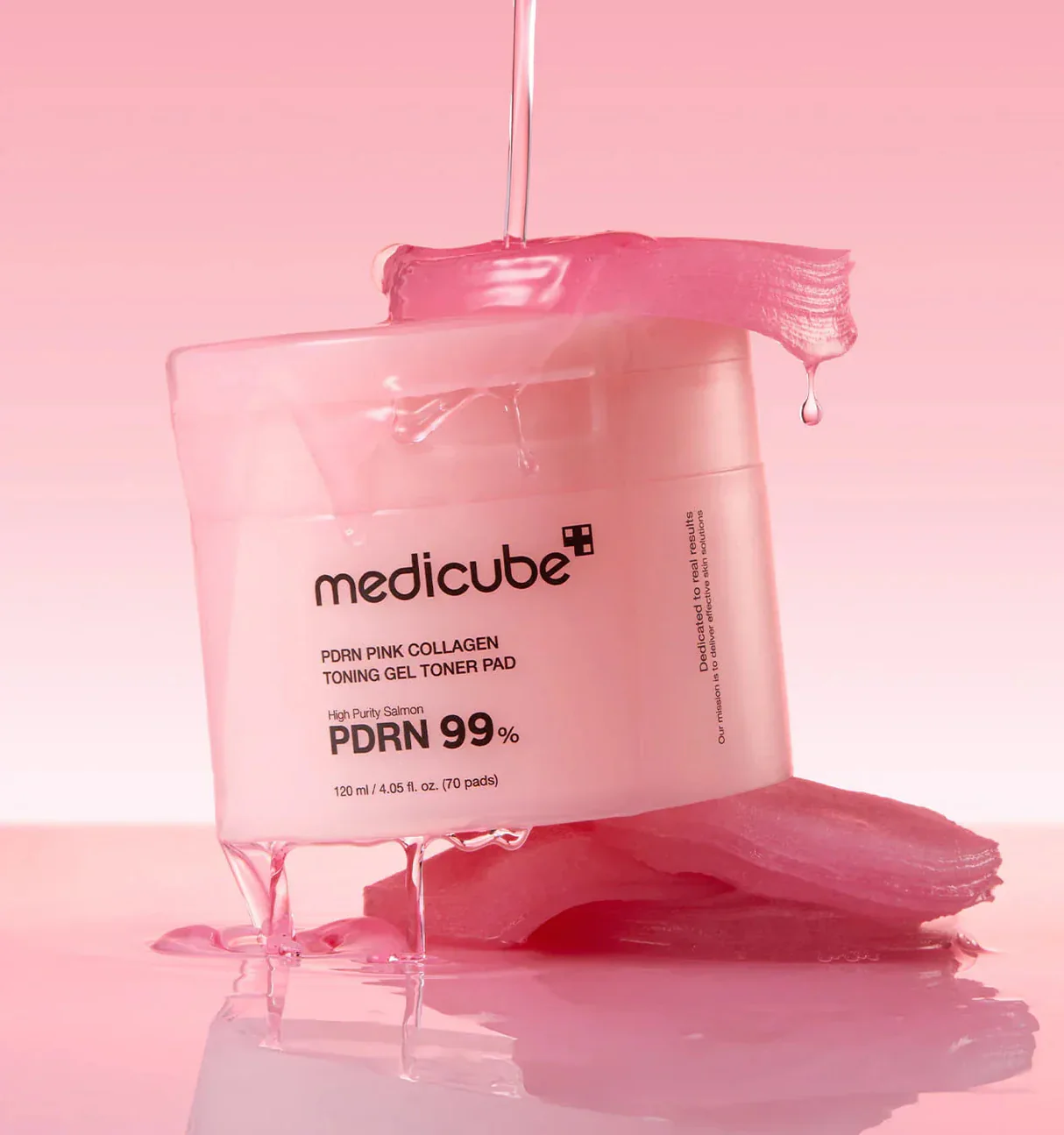 medicube pdrn gel toner pad textura