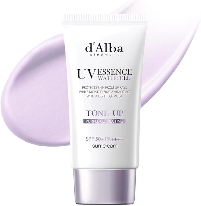 d alba uv essence waterfull tone up violeta